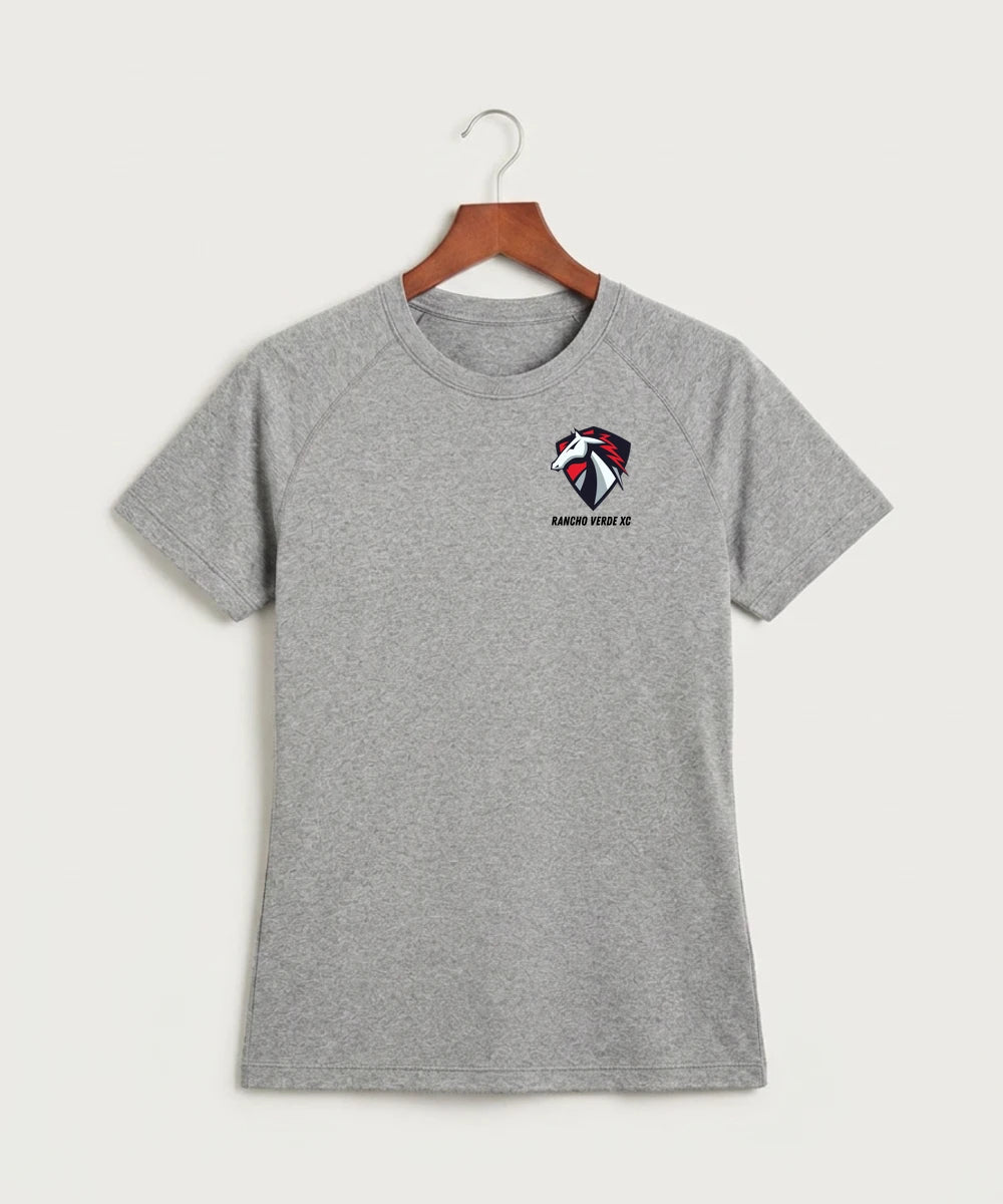 Rancho Verde Cross Country - Gray Tee - Left Chest
