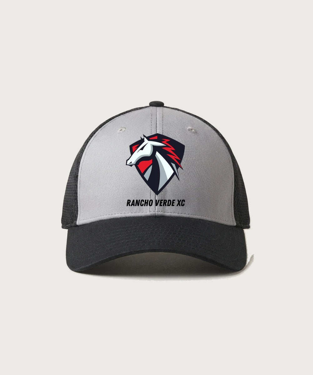 Rancho Verde XC - Grey/ Black New Era - Stretch Mesh Cap. NE1020