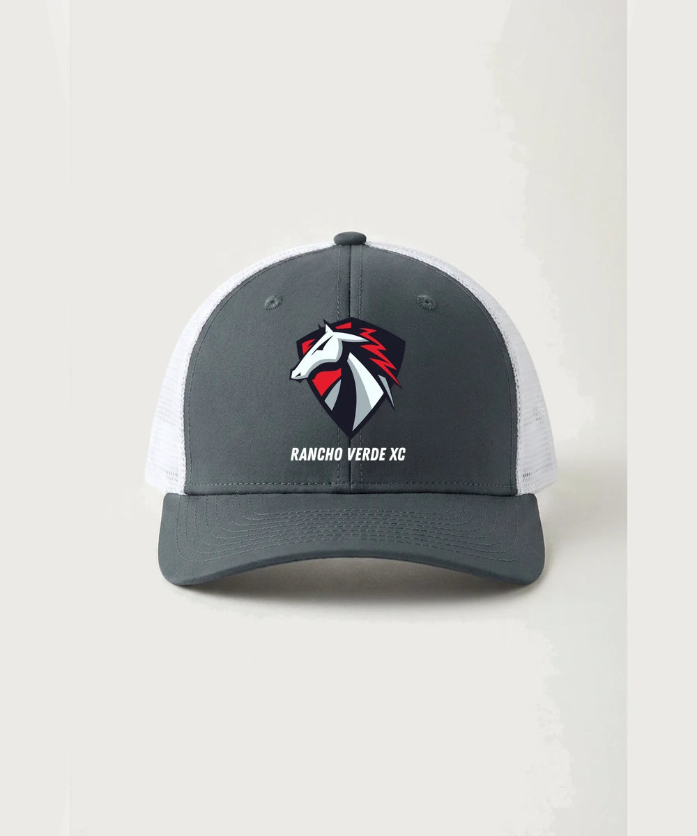 Rancho Verde XC - Iron Grey/ White Sport-Tek Club Trucker Cap STC46