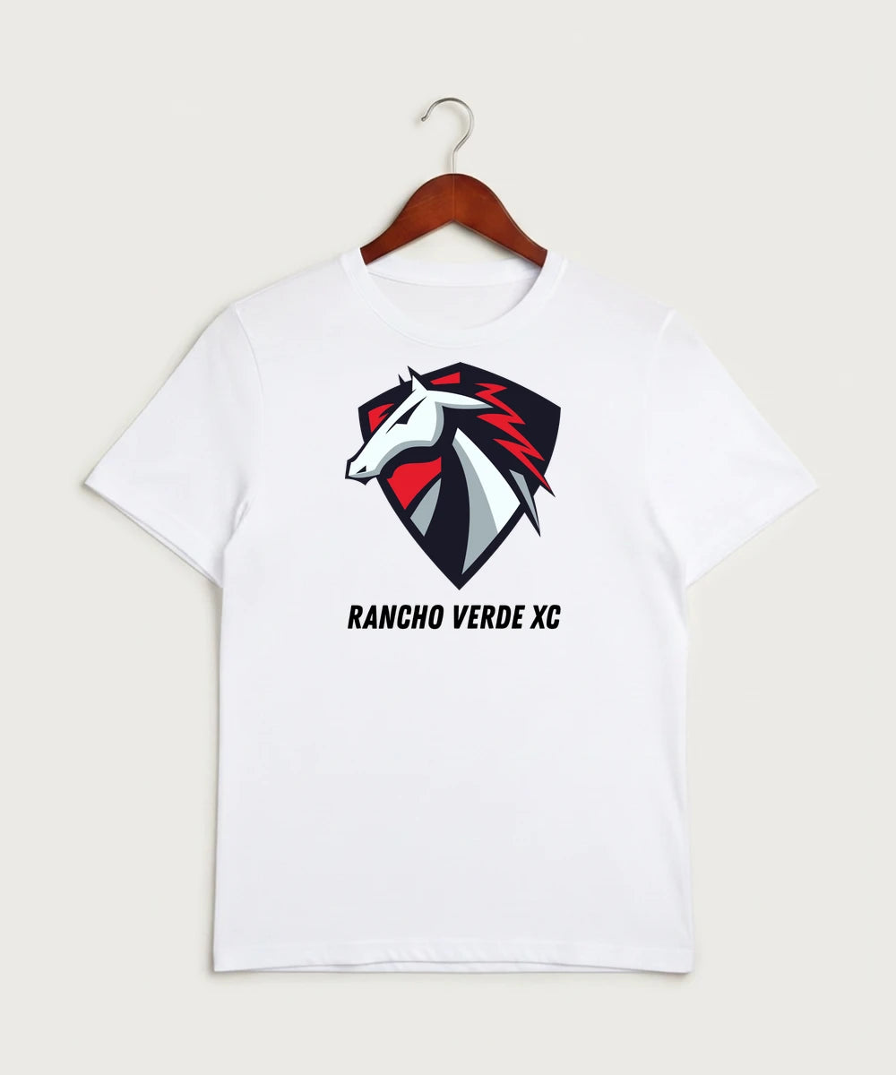 Rancho Verde Cross Country - White Sport-Tek PosiCharge Competitor Tee. ST350