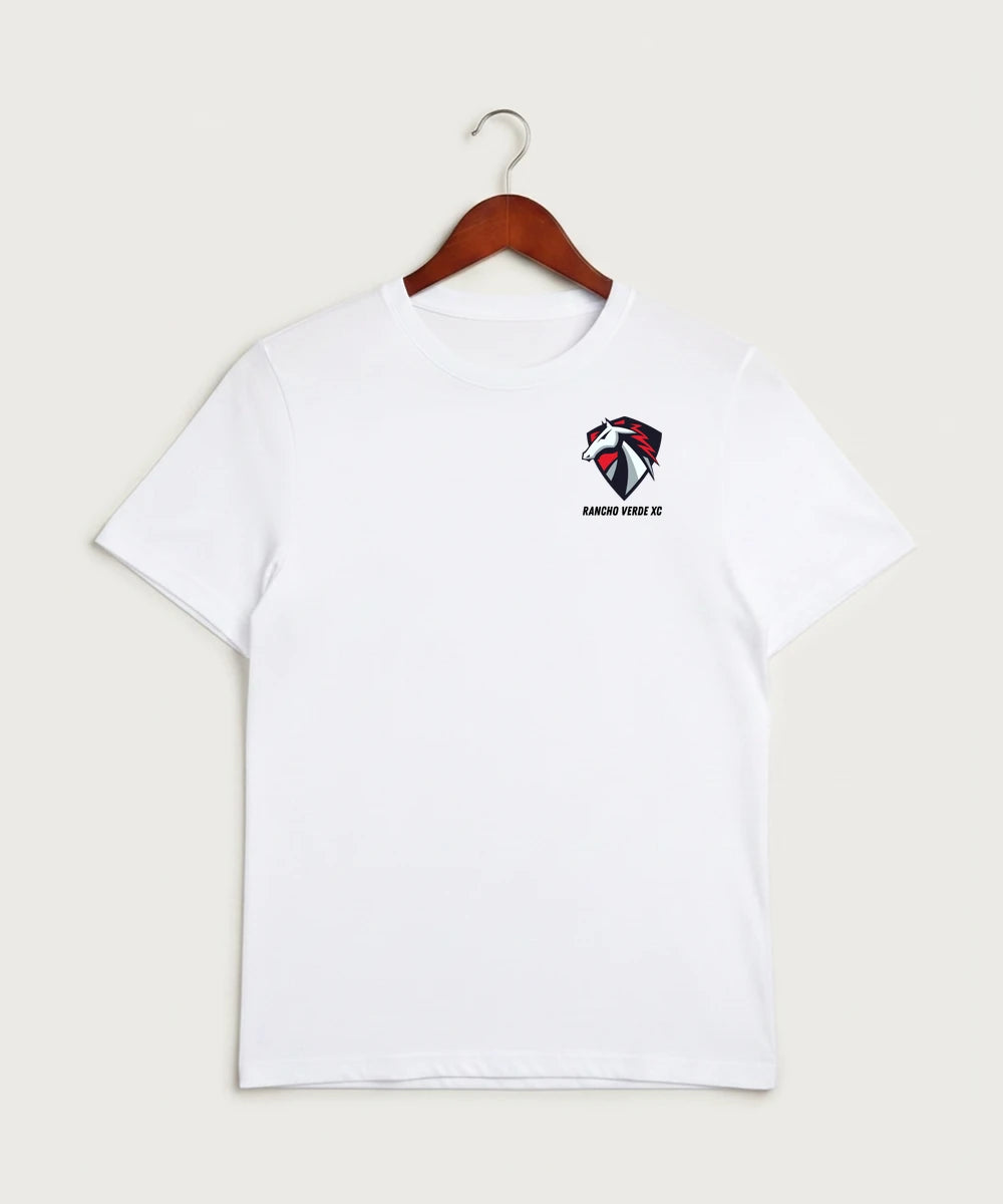 Rancho Verde Cross Country - White Sport-Tek PosiCharge Competitor Tee. ST350