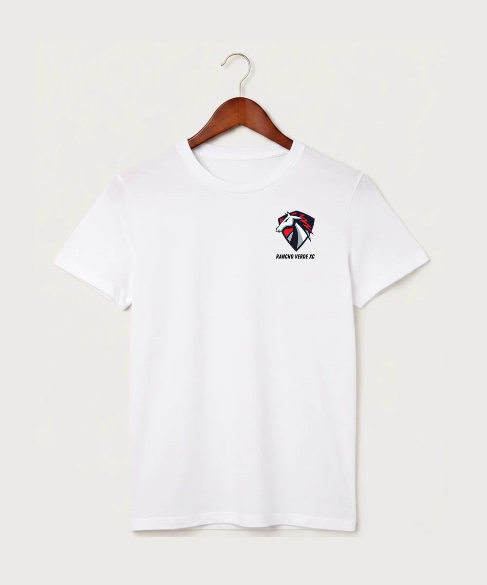 Rancho Verde Cross Country - White T-Shirt - Left Chest