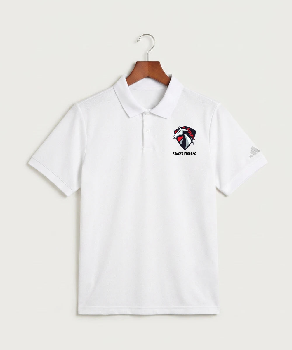 Rancho Verde Cross Country - White Polo - Left Chest
