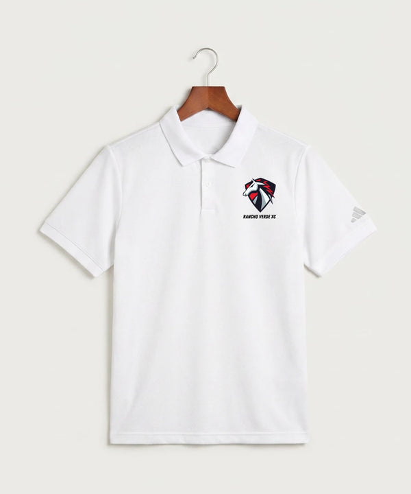 Rancho Verde Cross Country - White Polo - Left Chest