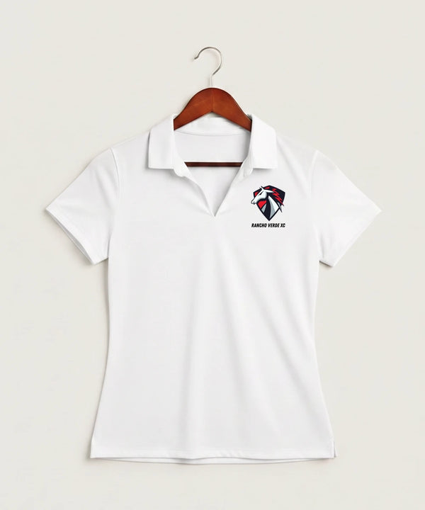 Rancho Verde Cross Country - White Polo - Left Chest