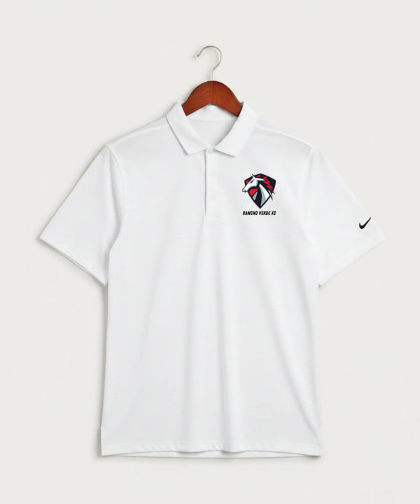 Rancho Verde Cross Country - White Polo - Left Chest