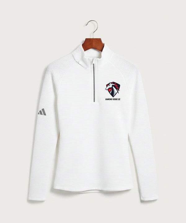 Rancho Verde Cross Country - White Quarter Zip - Left Chest
