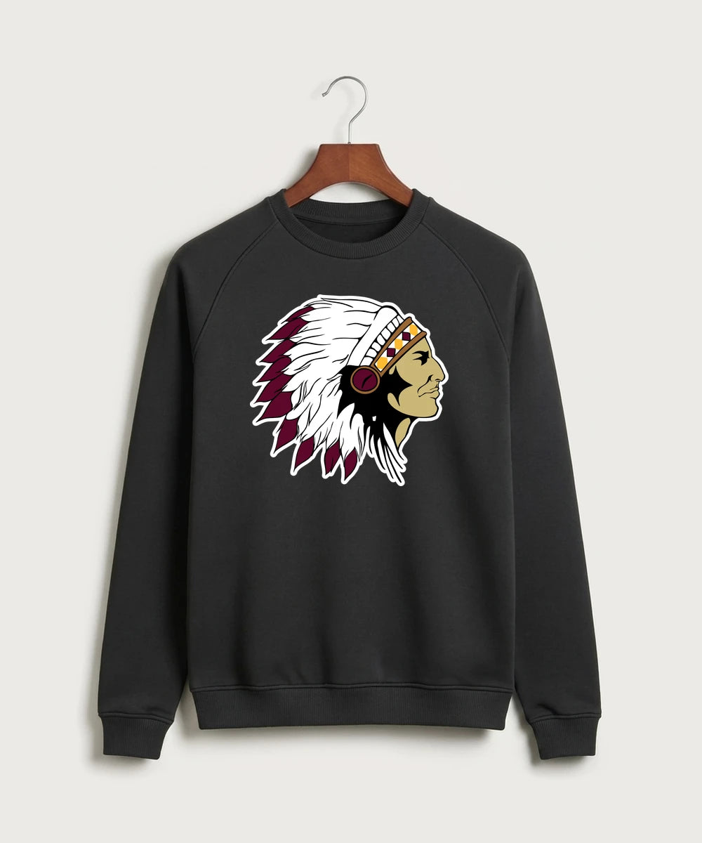 Stockton High School Football - Black Crewneck