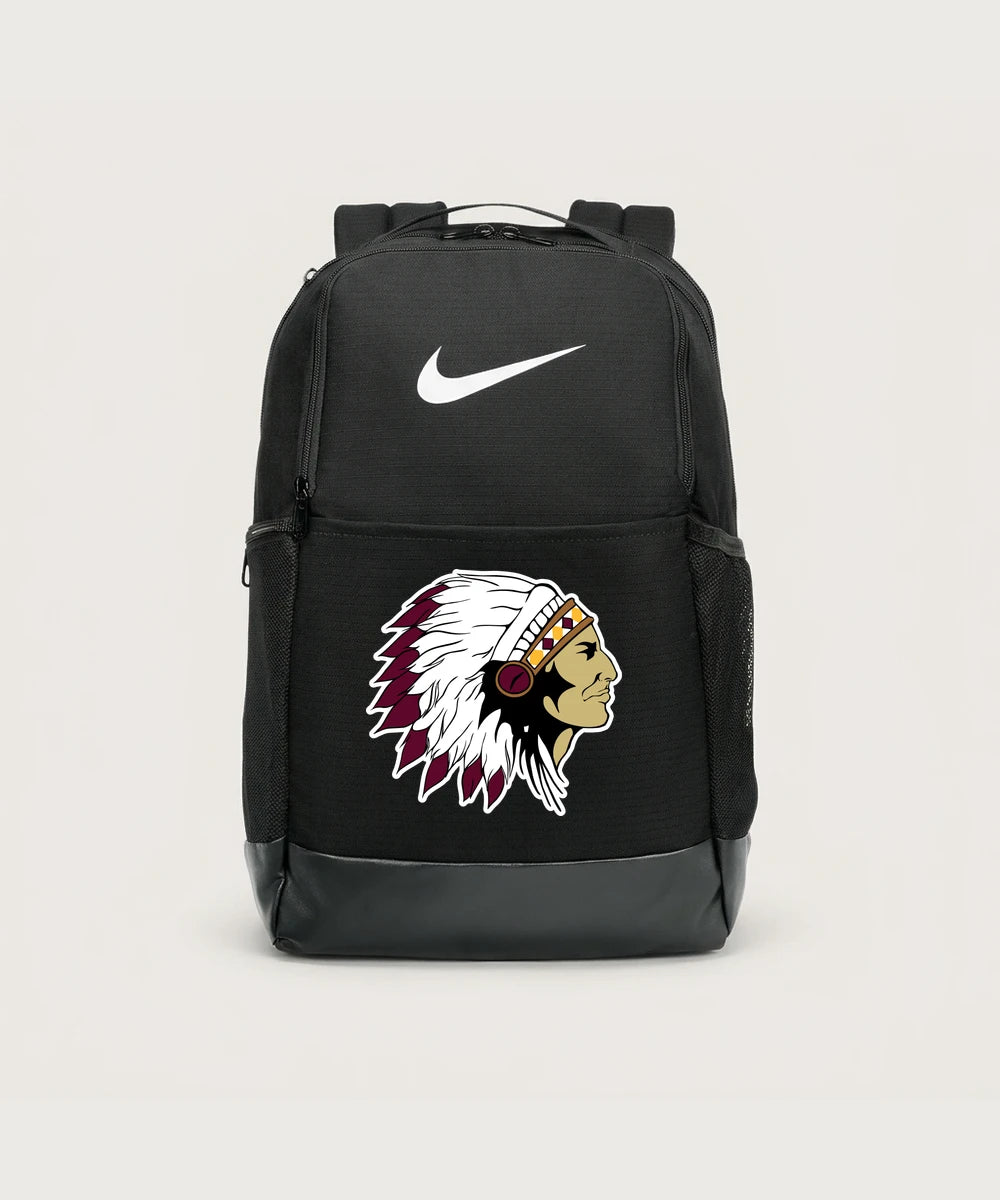 Stockton High School Football - Black Nike Brasilia Medium Backpack NKDH7709