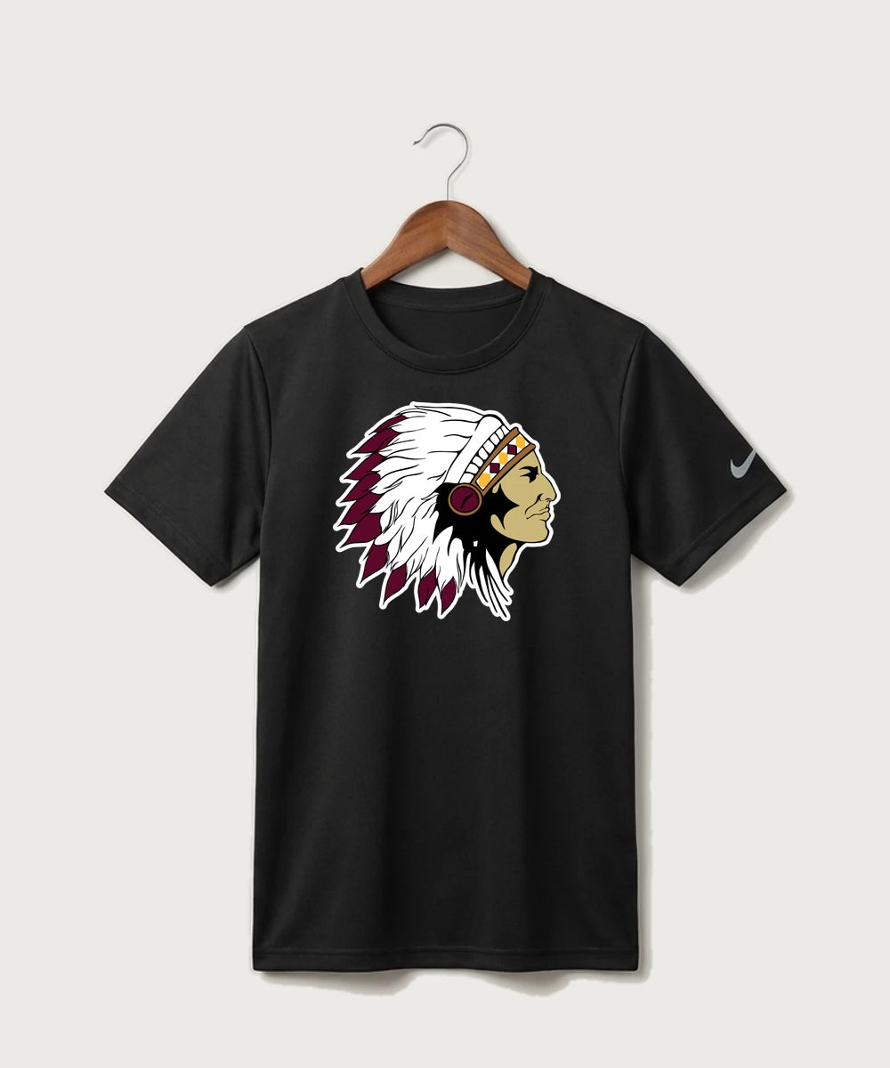 Stockton High School Football - Black Nike Youth Swoosh Sleeve rLegend Tee NKDX8787