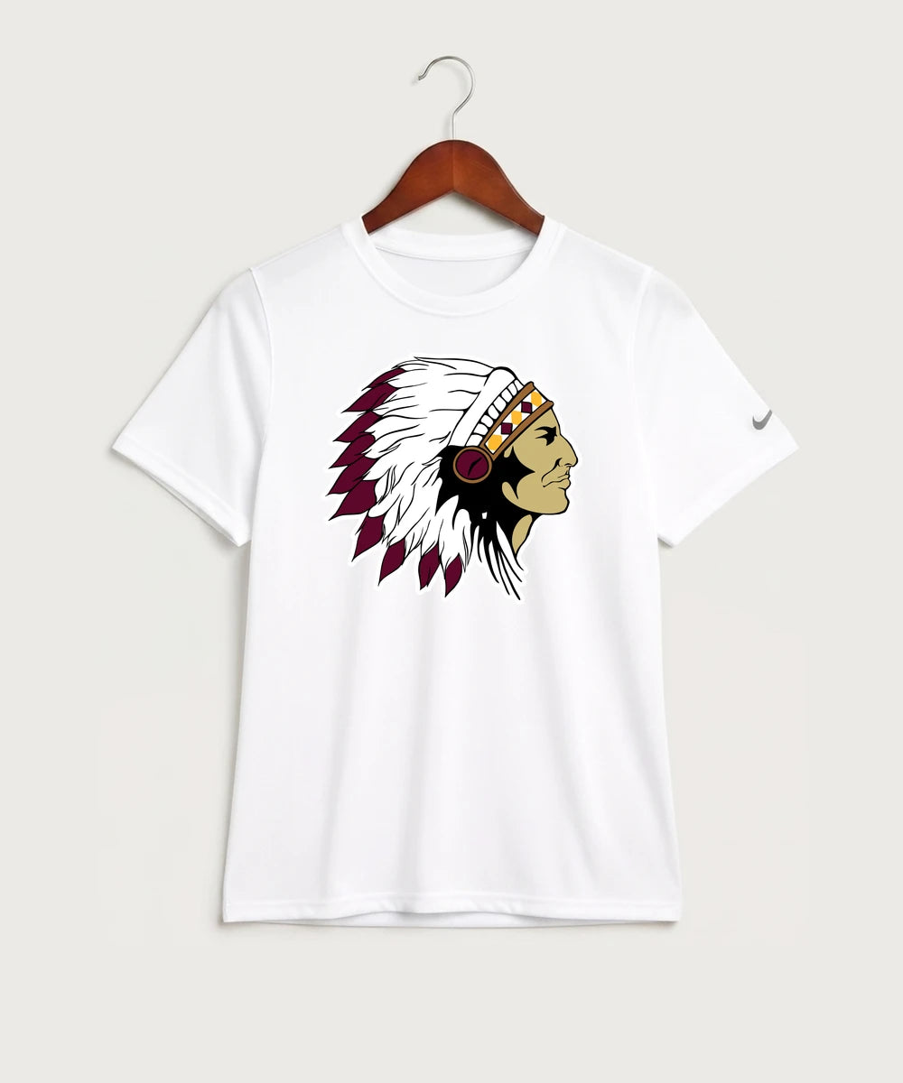 Stockton High School Football - White Nike Youth Swoosh Sleeve rLegend Tee NKDX8787