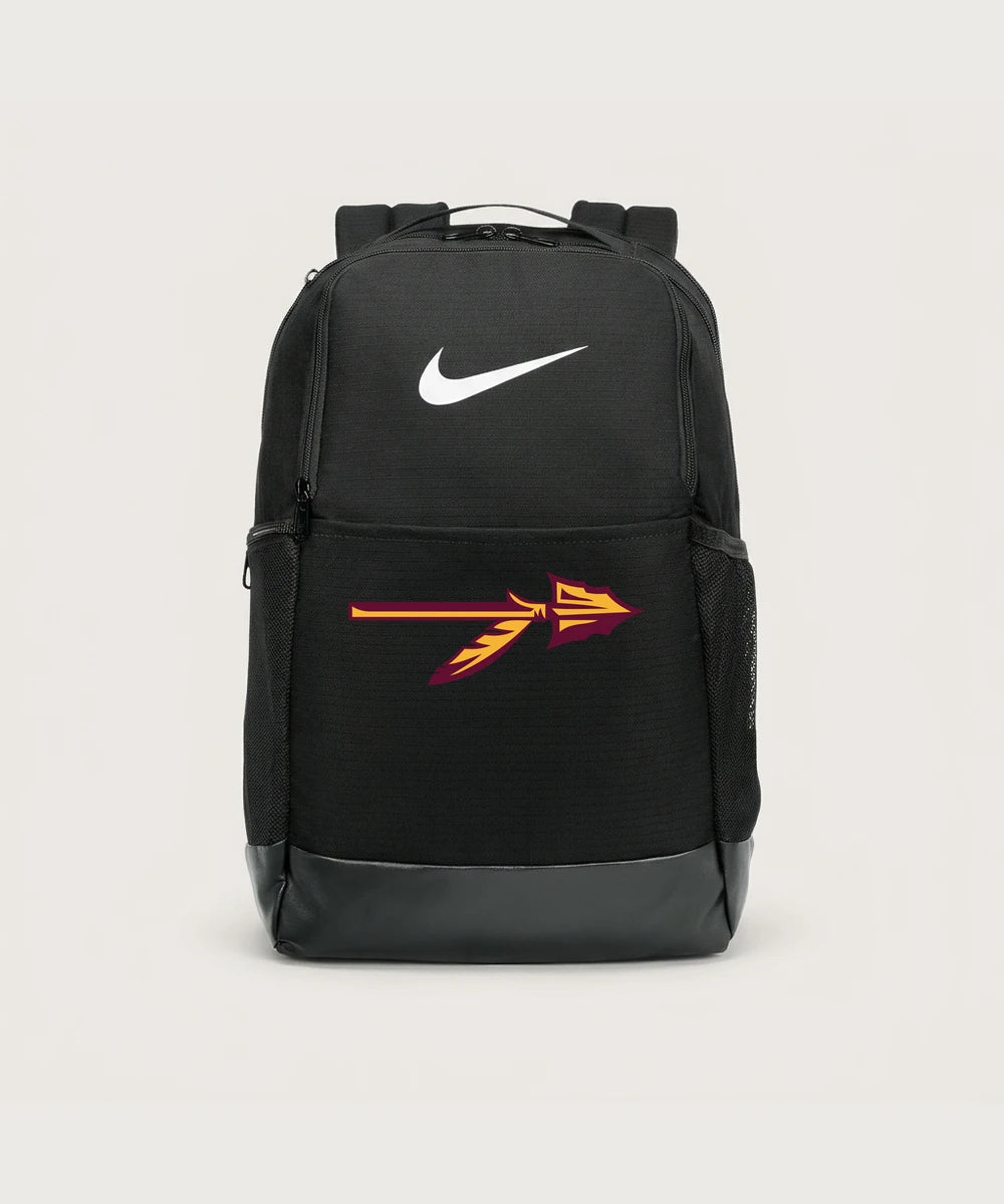 Stockton High School Football - Black Nike Brasilia Medium Backpack NKDH7709