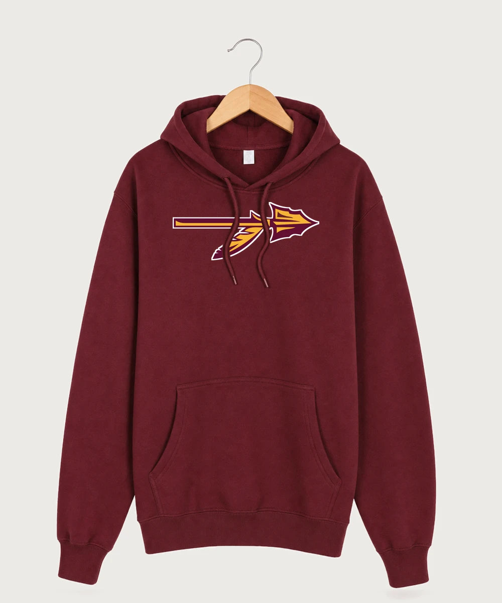 Stockton High School Football - Burgundy Hoodie Value