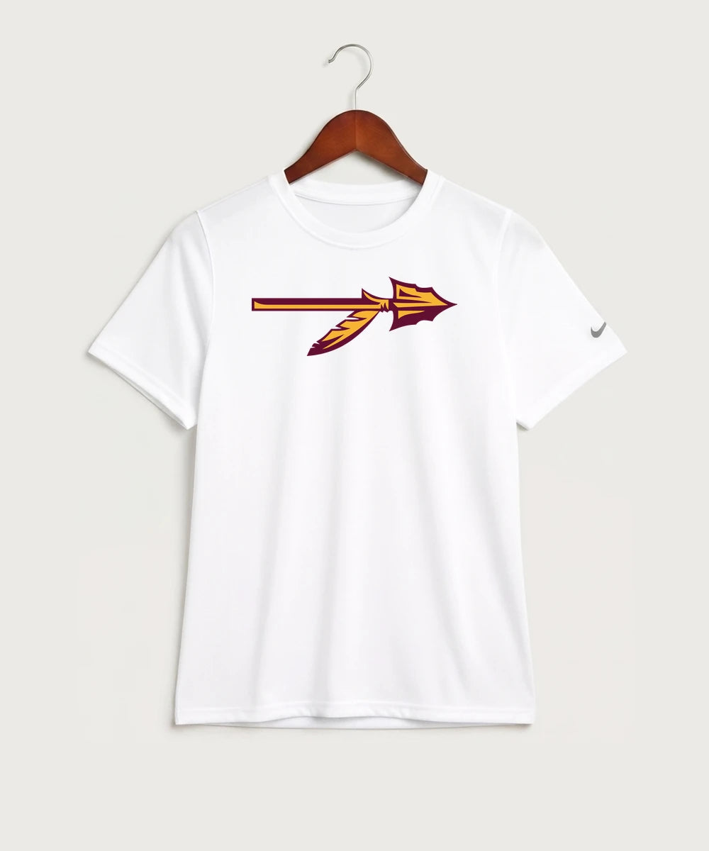 Stockton High School Football - White Nike Youth Swoosh Sleeve rLegend Tee NKDX8787