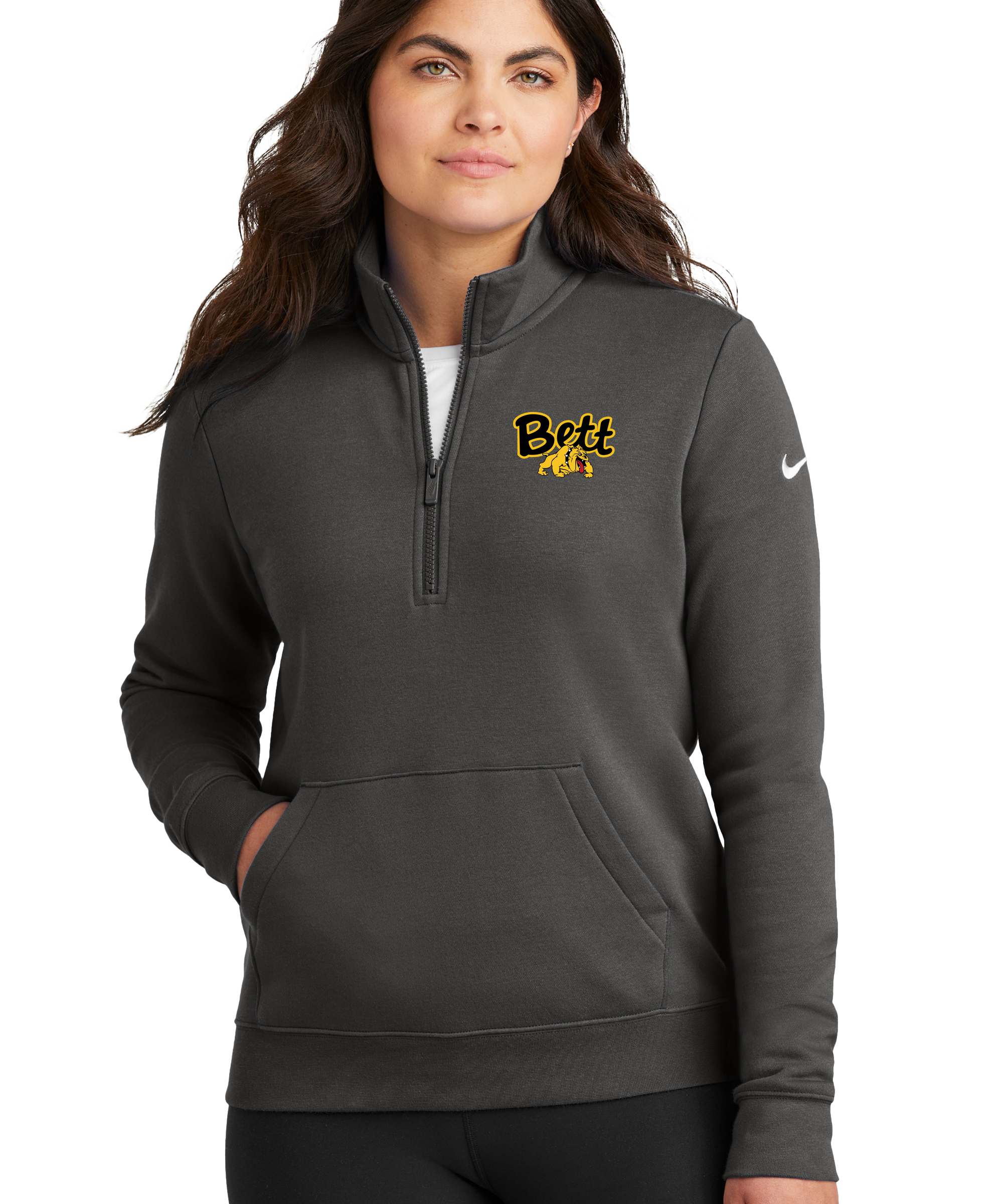 Testing 67 - Anthracite 1/2 Zip - Left Chest