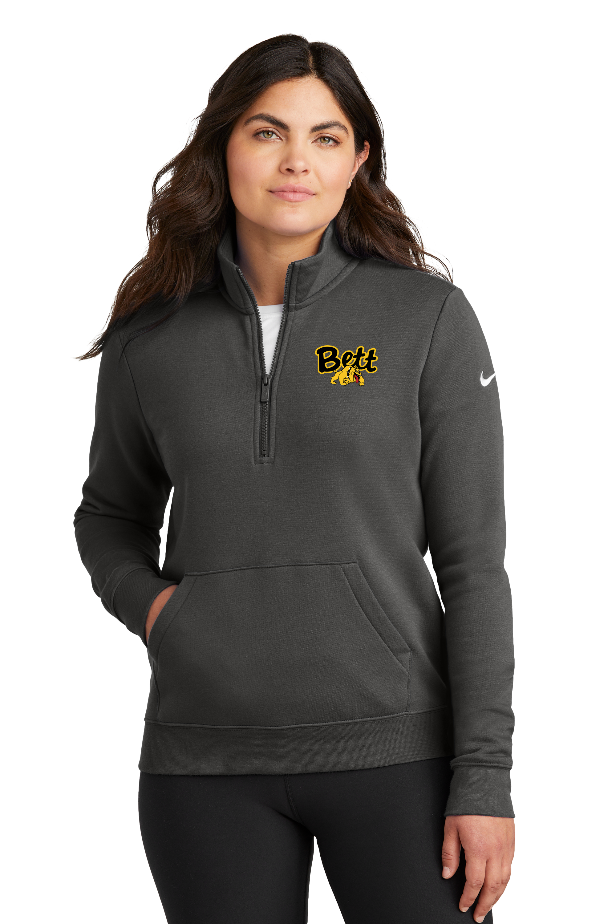 Testing 67 - Anthracite 1/2 Zip - Left Chest