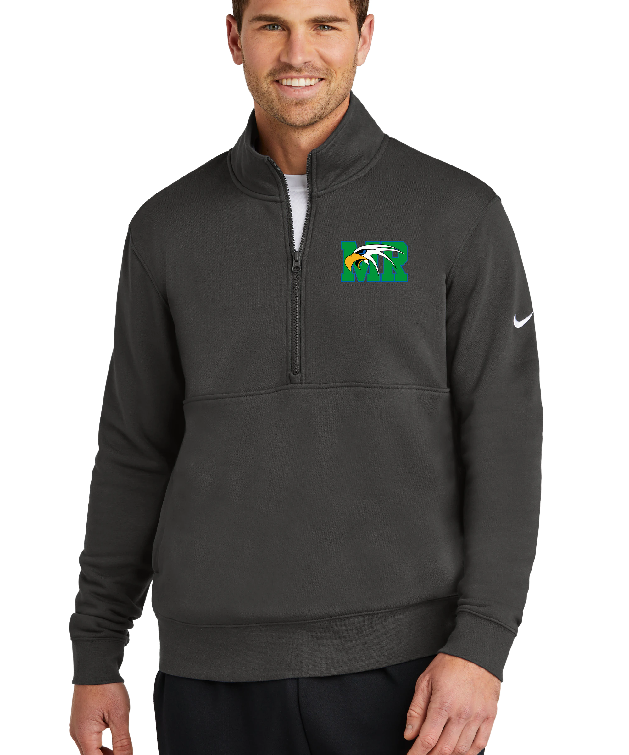 Maple River - Anthracite 1/2 Zip - Left Chest
