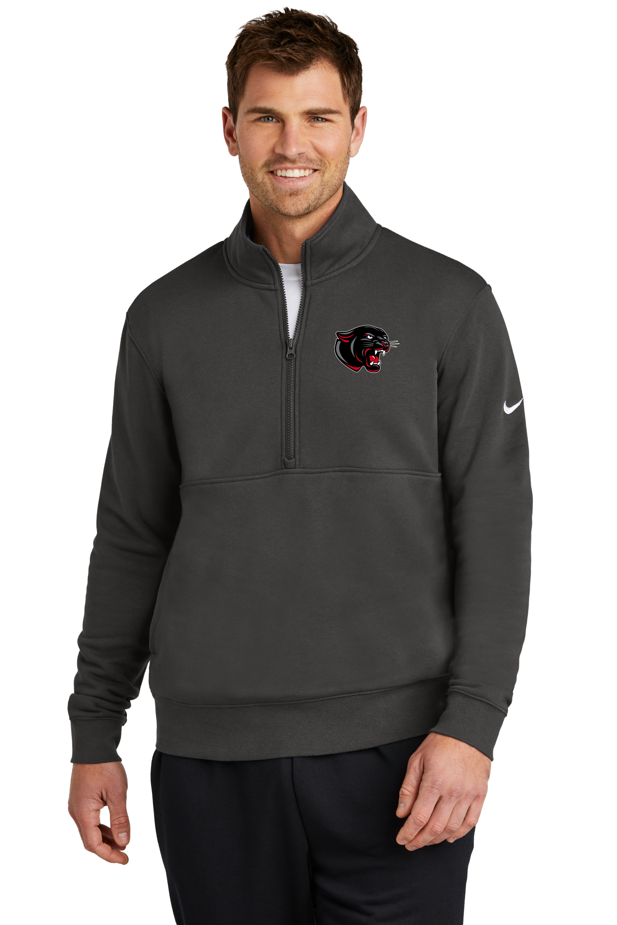 Tracy-Milroy-Balaton Track - Anthracite 1/2 Zip - Left Chest
