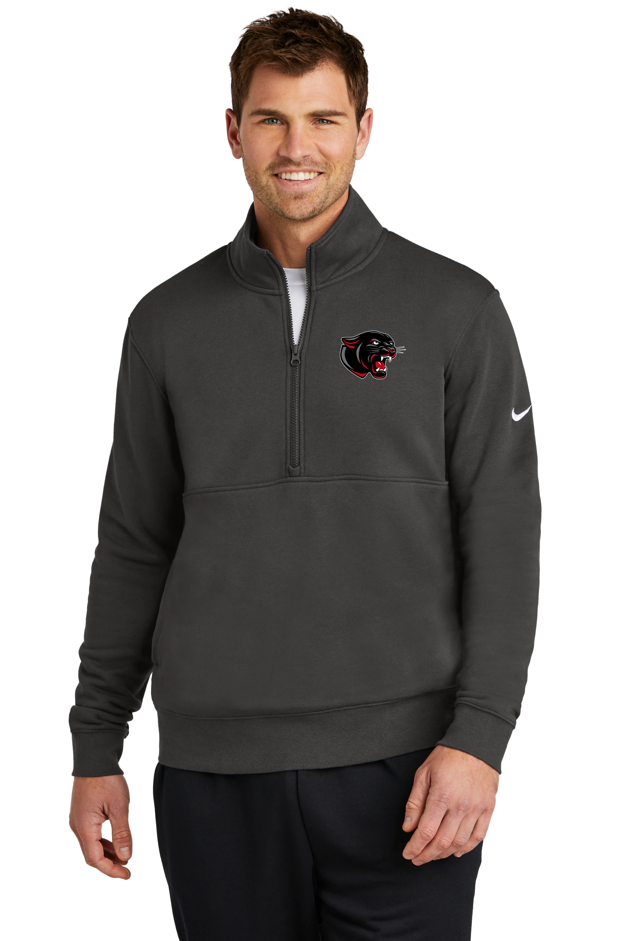 Tracy-Milroy-Balaton Track - Anthracite 1/2 Zip - Left Chest