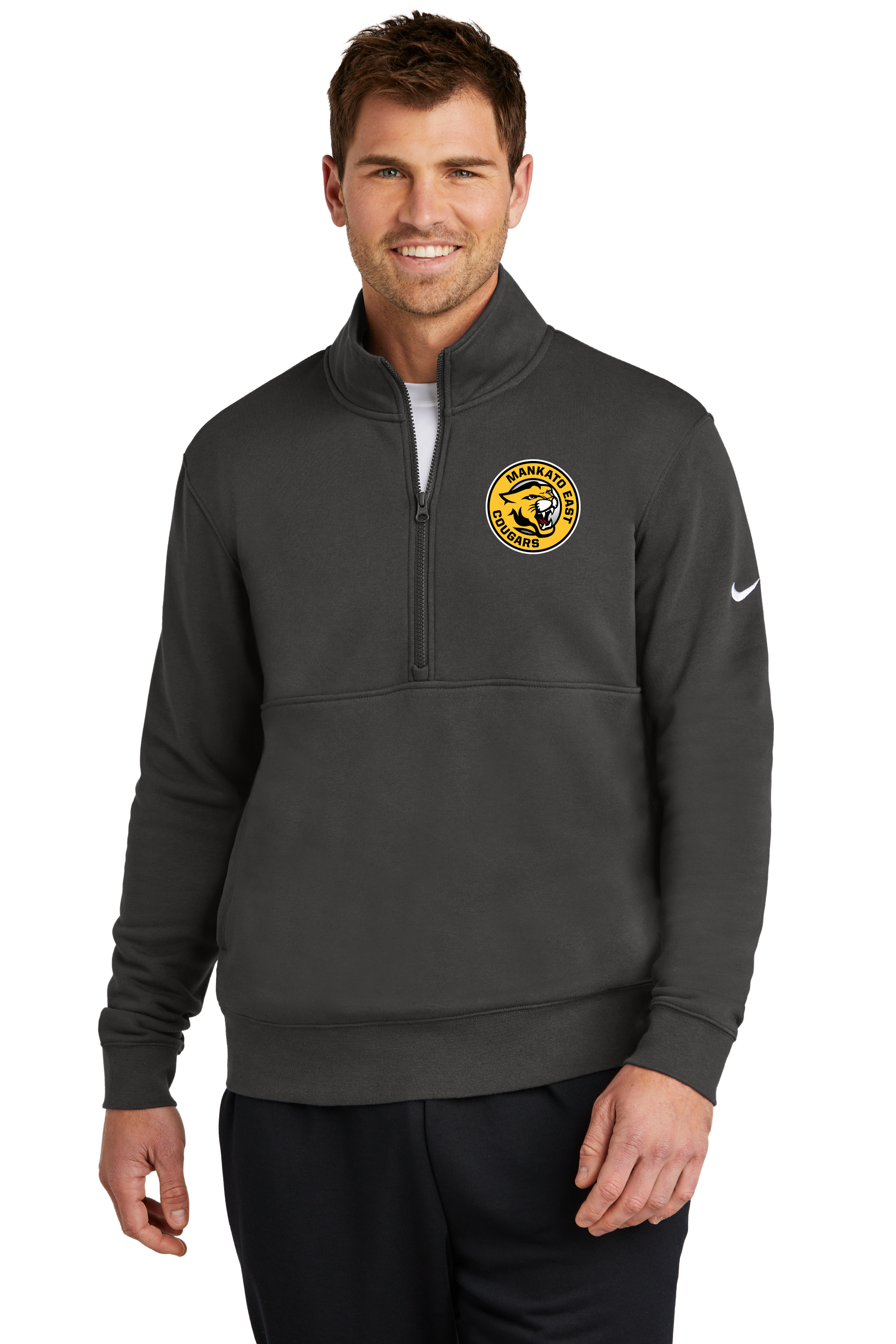 Mankato East Spring - Anthracite 1/2 Zip - Left Chest
