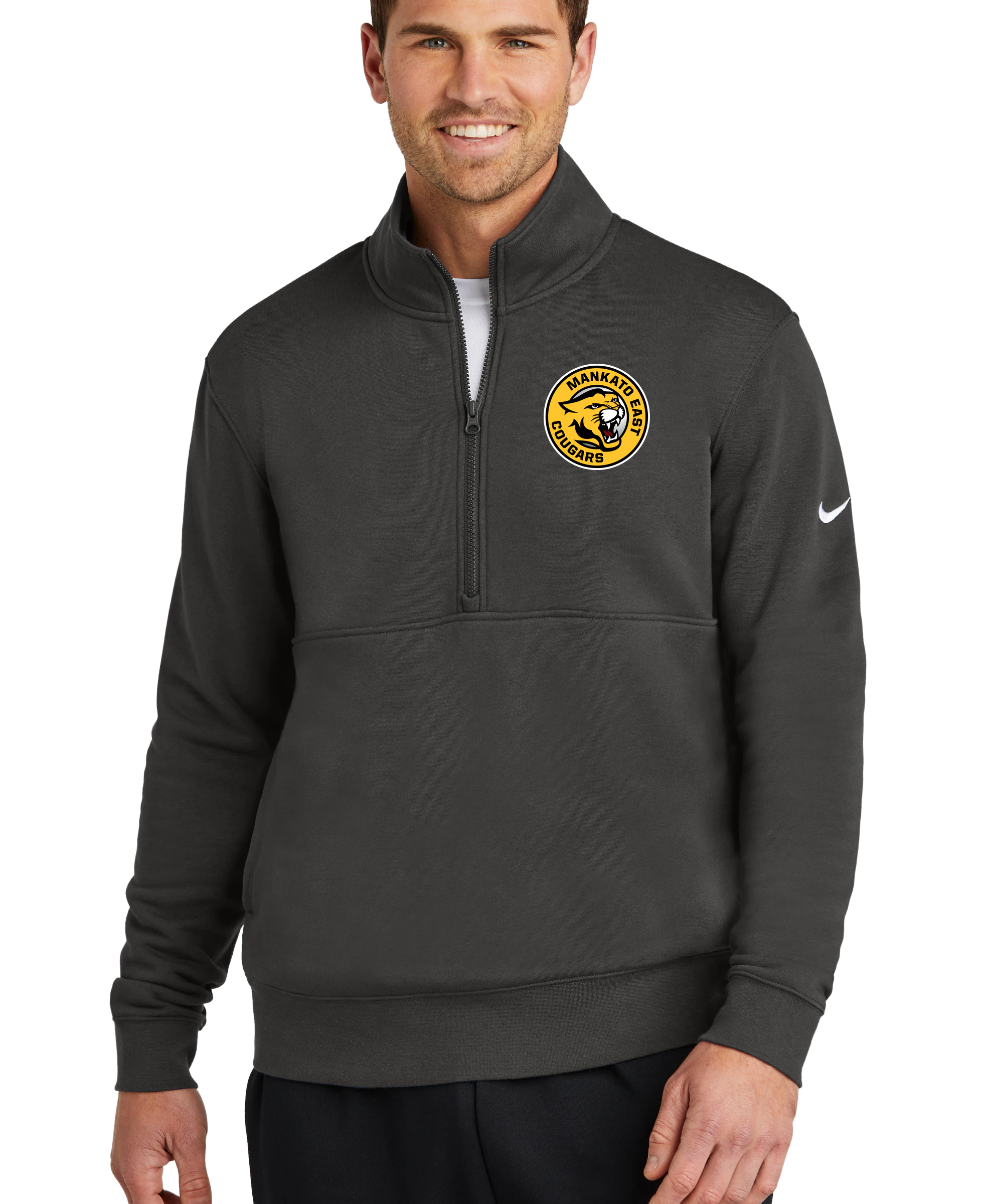 Mankato East Spring - Anthracite 1/2 Zip - Left Chest