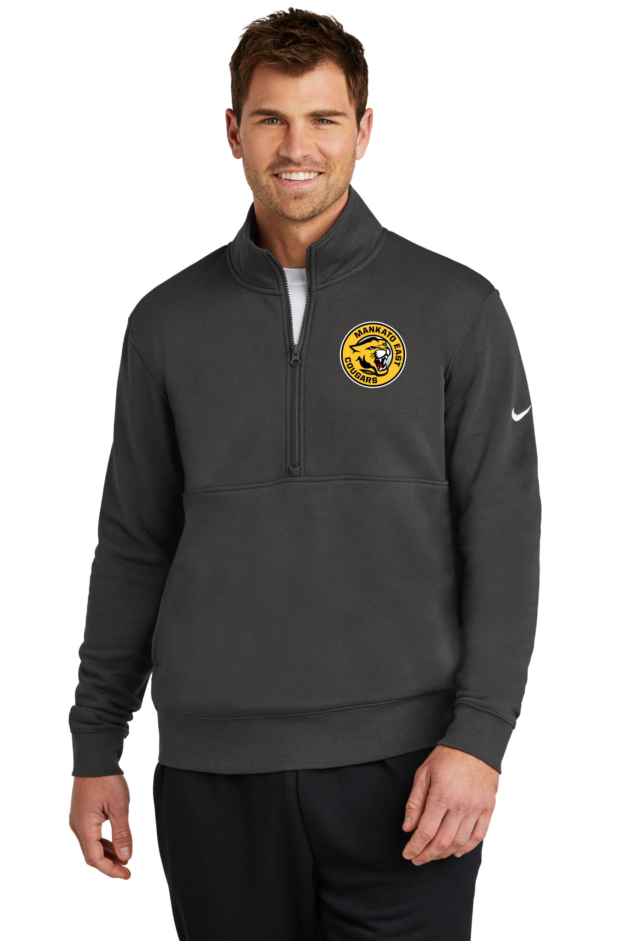 Mankato East Spring - Anthracite 1/2 Zip - Left Chest