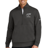 Hinckley Finlayson Softball - Anthracite 1/2 Zip - Left Chest