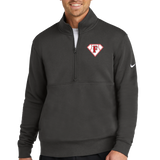 Fairmont Baseball - Anthracite 1/2 Zip - Left Chest