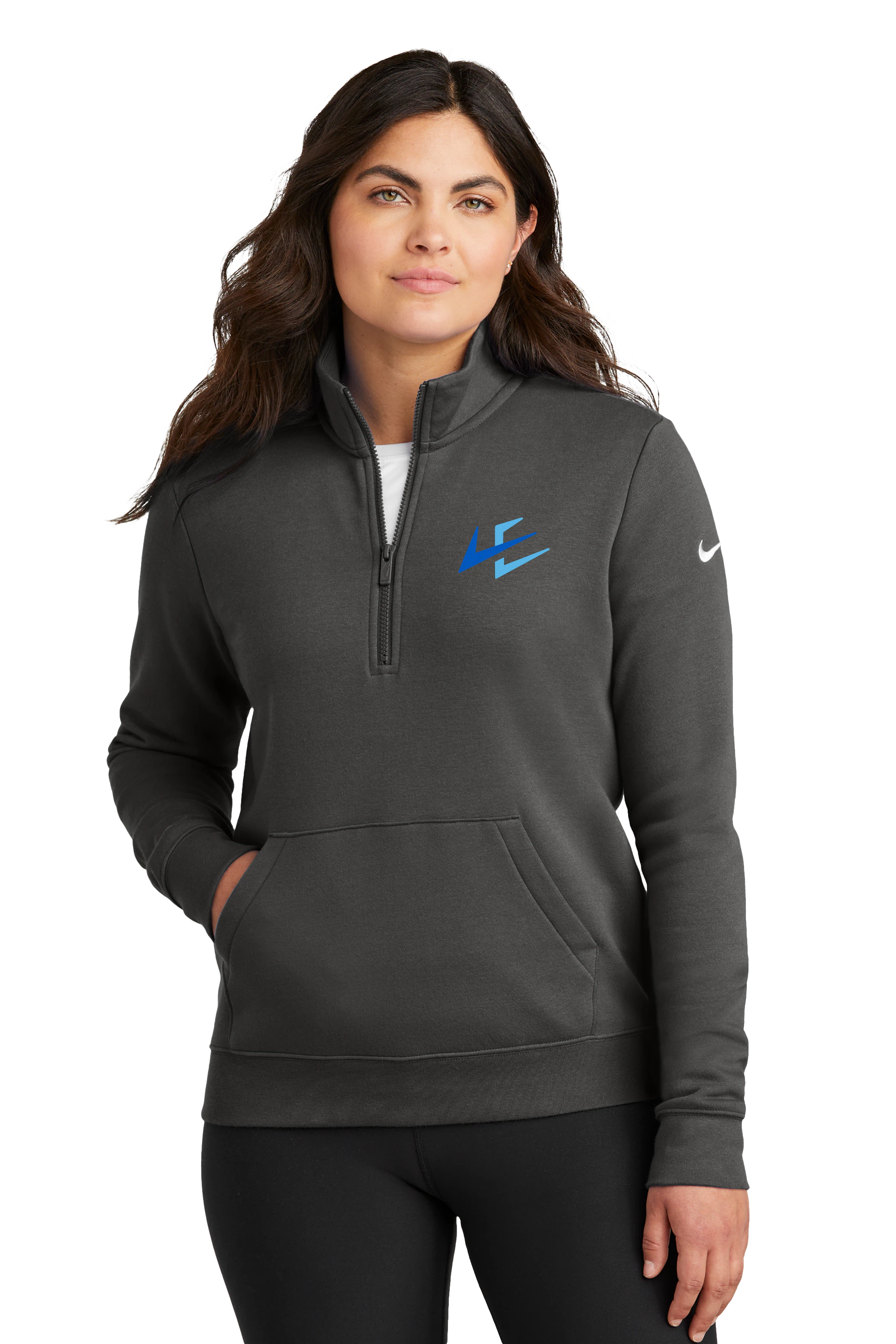 Team Store Example - Anthracite 1/2 Zip - Left Chest