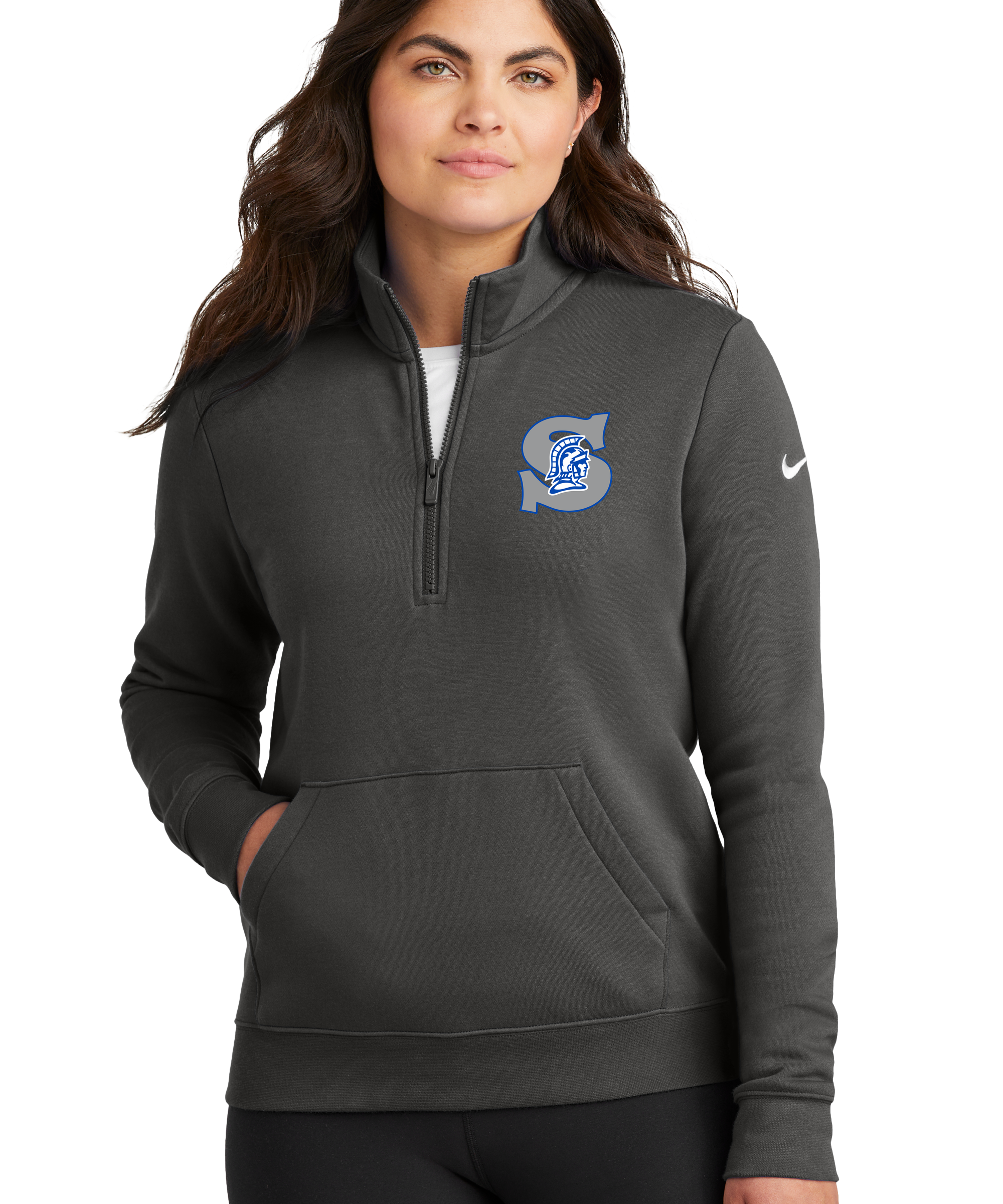 Southwest Football - Anthracite 1/2 Zip - Left Chest