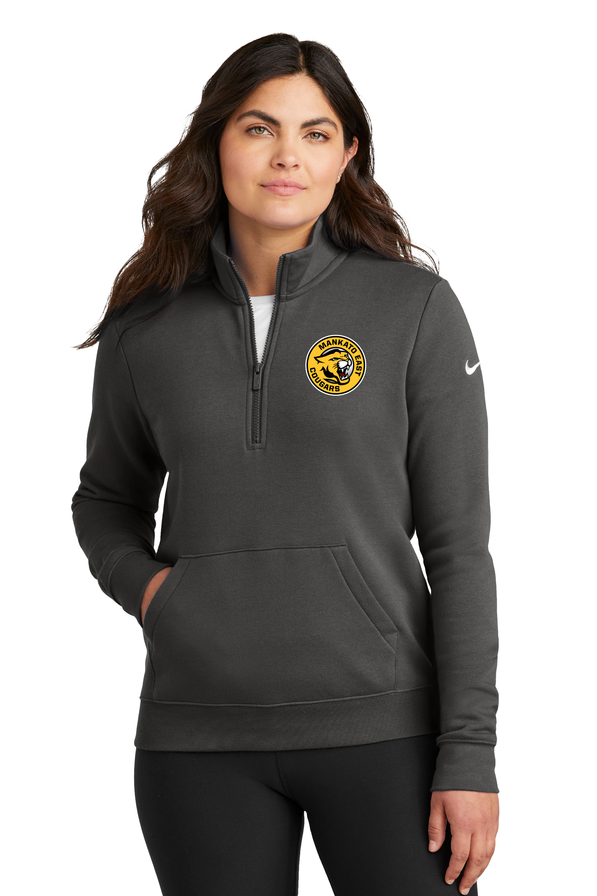 Mankato East Spring - Anthracite 1/2 Zip - Left Chest