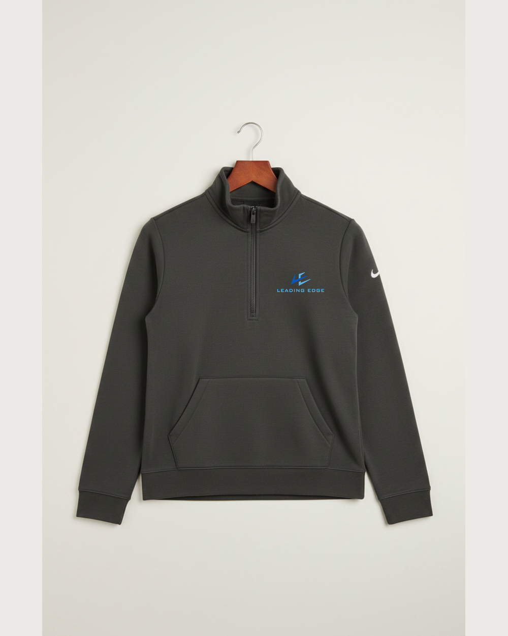 Notre Dame High School Team Store - Anthracite 1/2 Zip - Left Chest
