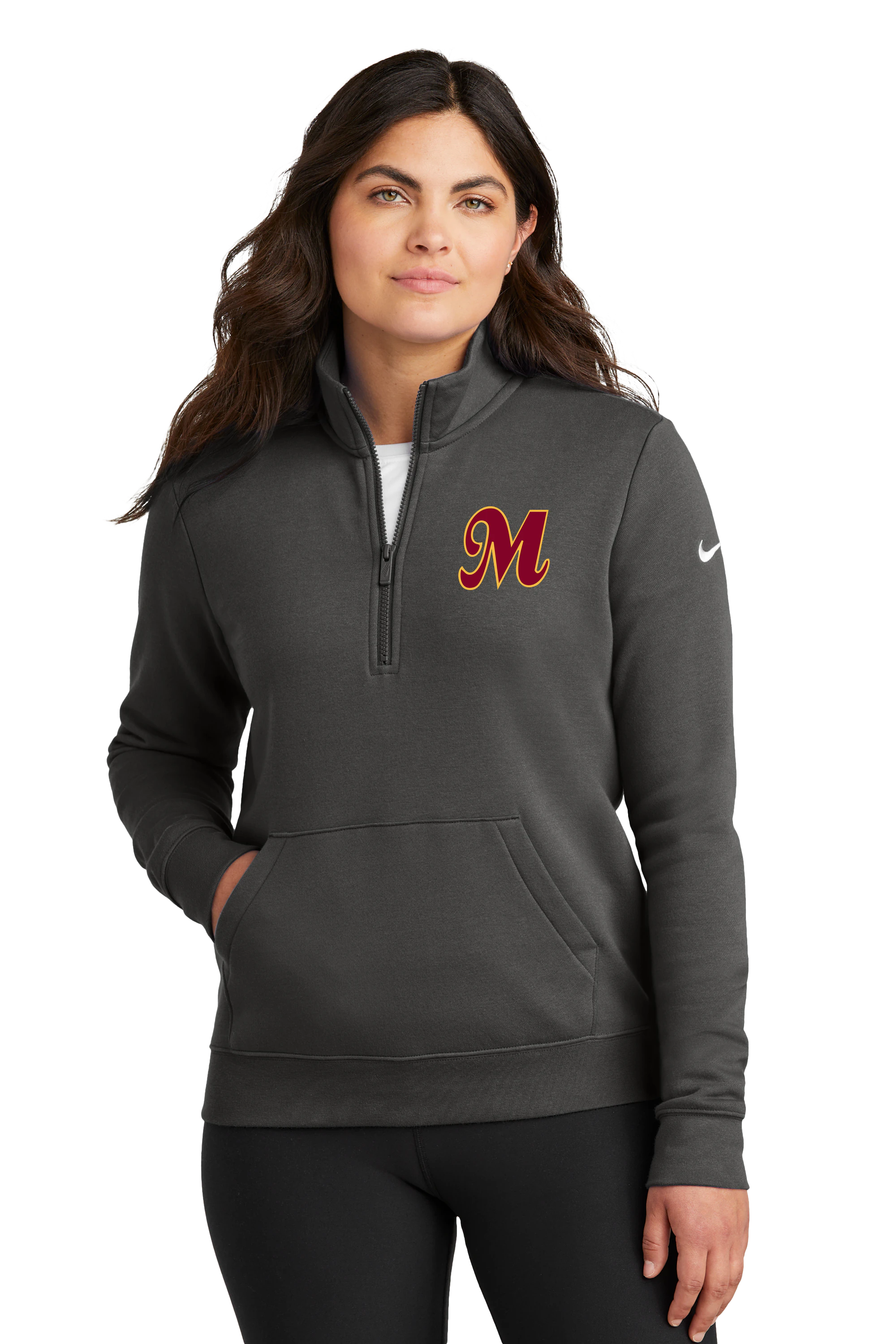 Mankato Area Youth Baseball Association - Anthracite 1/2 Zip - Left Chest