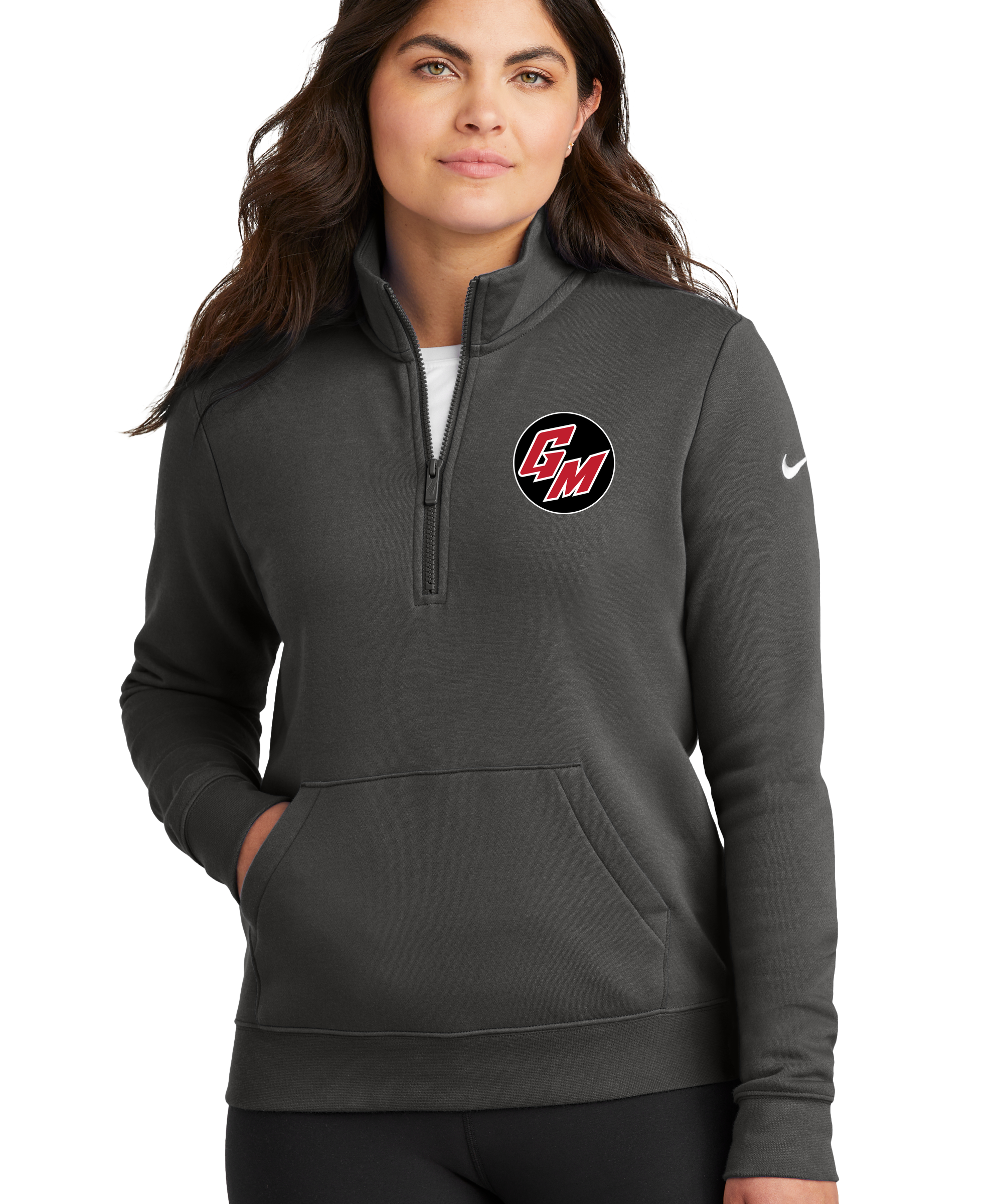 Free Test - Anthracite 1/2 Zip - Left Chest