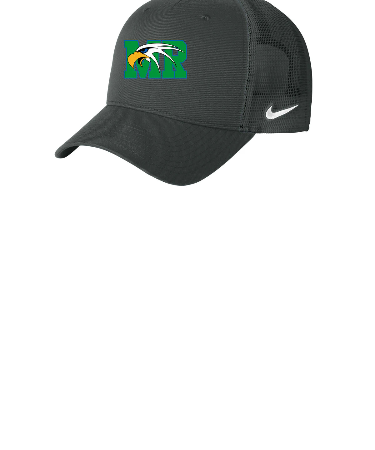 Maple River High School hockey_boys - Anthracite/ Anthracite Nike Snapback Mesh Trucker Cap NKFN9893