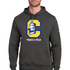 Clearview High School track_field - Anthracite Nike Club Fleece Sleeve Swoosh Pullover Hoodie NKDR1499