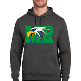 Maple River High School hockey_boys - Anthracite Nike Club Fleece Sleeve Swoosh Pullover Hoodie NKDR1499