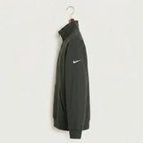 Moline Cheer general - Anthracite Nike Club Fleece Sleeve Swoosh 1/2-Zip NKDX6718 (side)
