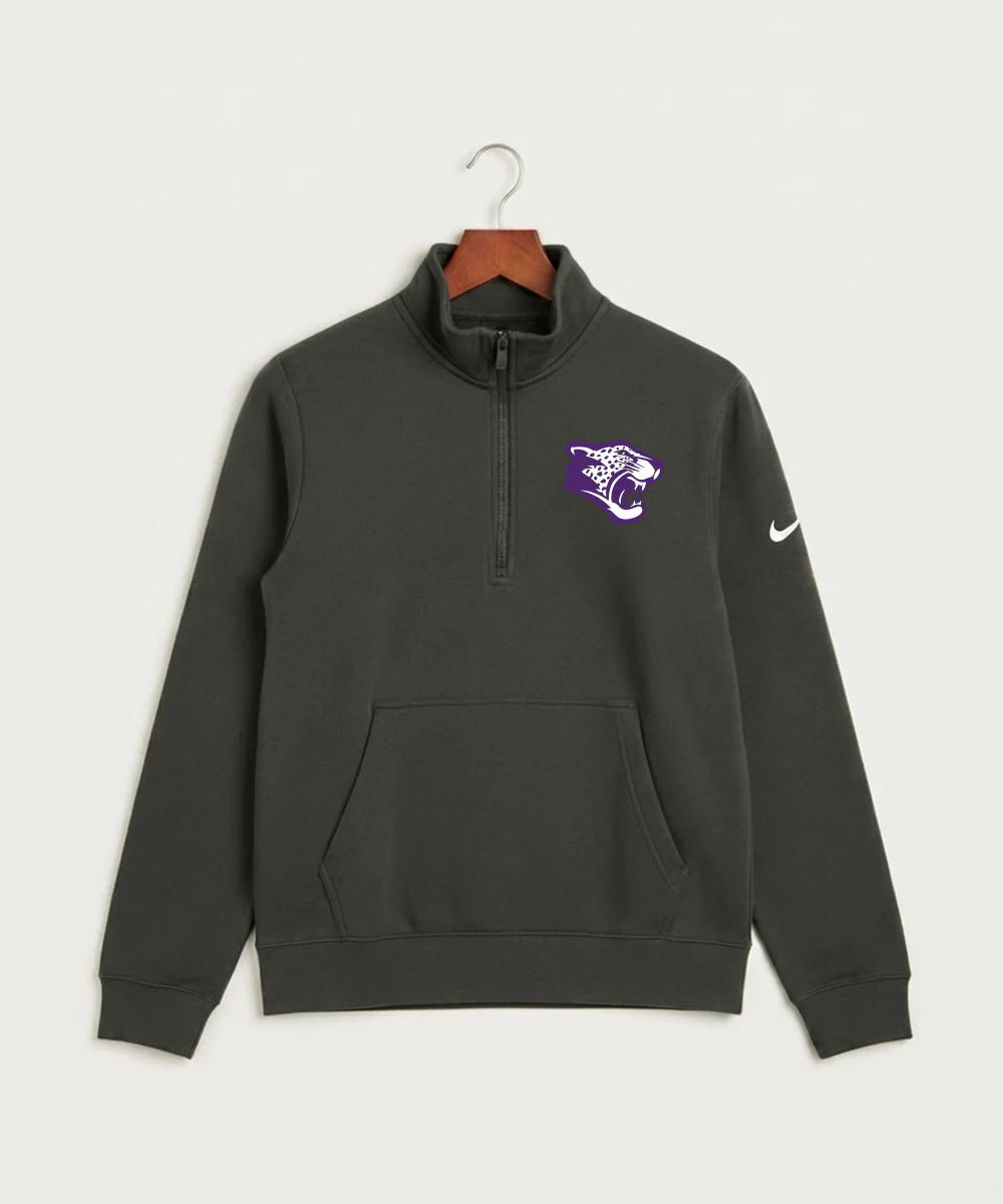 Granada-Huntley-East Chain/Truman Football (Boys) - Anthracite Nike Club Fleece Sleeve Swoosh 1/2-Zip NKDX6718