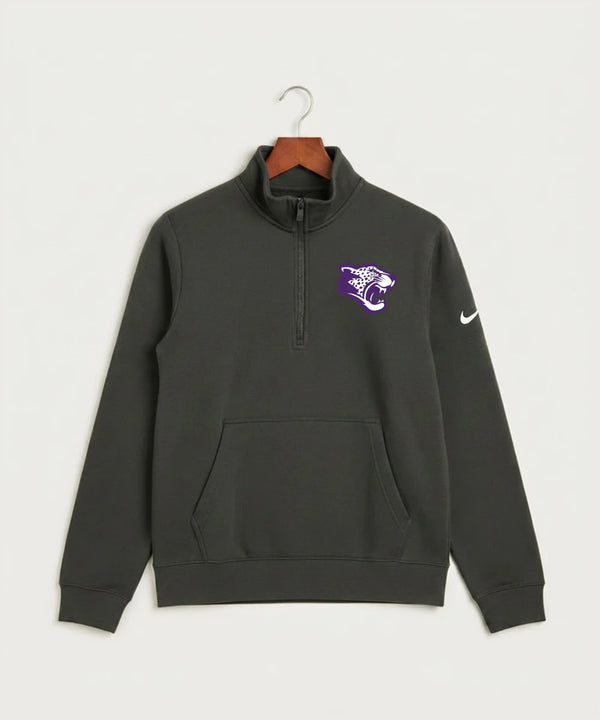 Granada-Huntley-East Chain/Truman Football (Boys) - Anthracite Nike Club Fleece Sleeve Swoosh 1/2-Zip NKDX6718