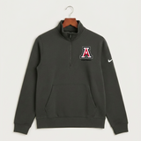 Amboy Football general - Anthracite Nike Club Fleece Sleeve Swoosh 1/2-Zip NKDX6718