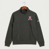 Amboy Football general - Anthracite Nike Club Fleece Sleeve Swoosh 1/2-Zip NKDX6718