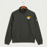 Polo HS Football general - Anthracite Nike Club Fleece Sleeve Swoosh 1/2-Zip NKDX6718