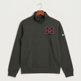 Moline Cheer general - Anthracite Nike Club Fleece Sleeve Swoosh 1/2-Zip NKDX6718