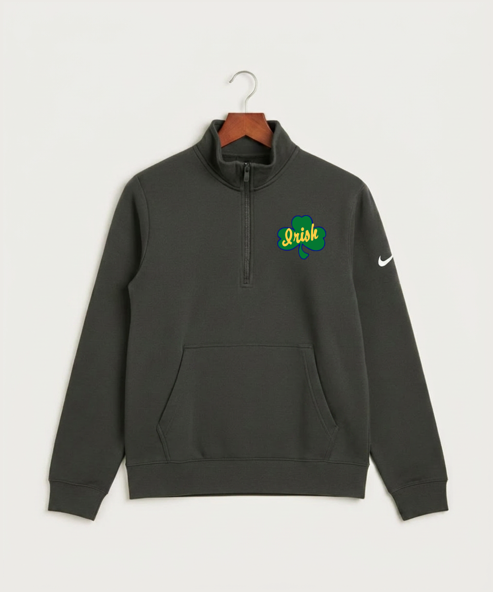 Rosemount High School Volleyball (Girls) - Anthracite Nike Club Fleece Sleeve Swoosh 1/2-Zip NKDX6718