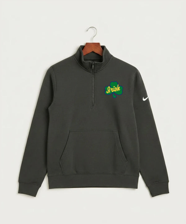 Rosemount High School Volleyball (Girls) - Anthracite Nike Club Fleece Sleeve Swoosh 1/2-Zip NKDX6718