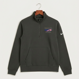 Wilson Area School Soccer Soccer - Anthracite Nike Club Fleece Sleeve Swoosh 1/2-Zip NKDX6718