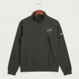 Wilson Area School Soccer Soccer - Anthracite Nike Club Fleece Sleeve Swoosh 1/2-Zip NKDX6718