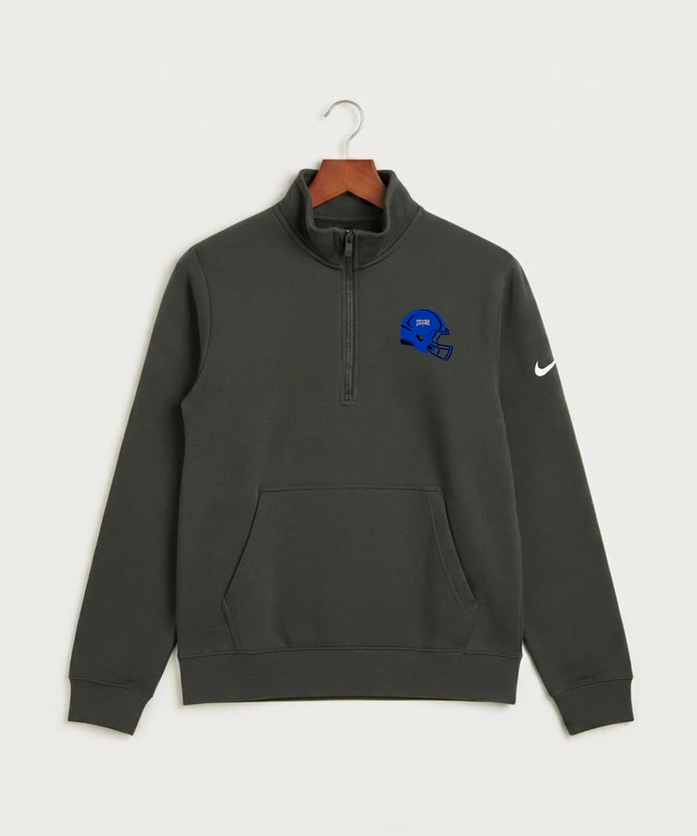 Kerkhoven-Murdock-Sunburg High School Football (Boys) - Anthracite Nike Club Fleece Sleeve Swoosh 1/2-Zip NKDX6718
