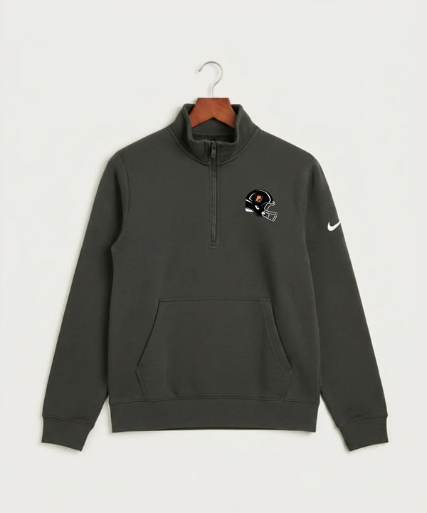 Park Rapids Area High School Football (Boys) - Anthracite Nike Club Fleece Sleeve Swoosh 1/2-Zip NKDX6718